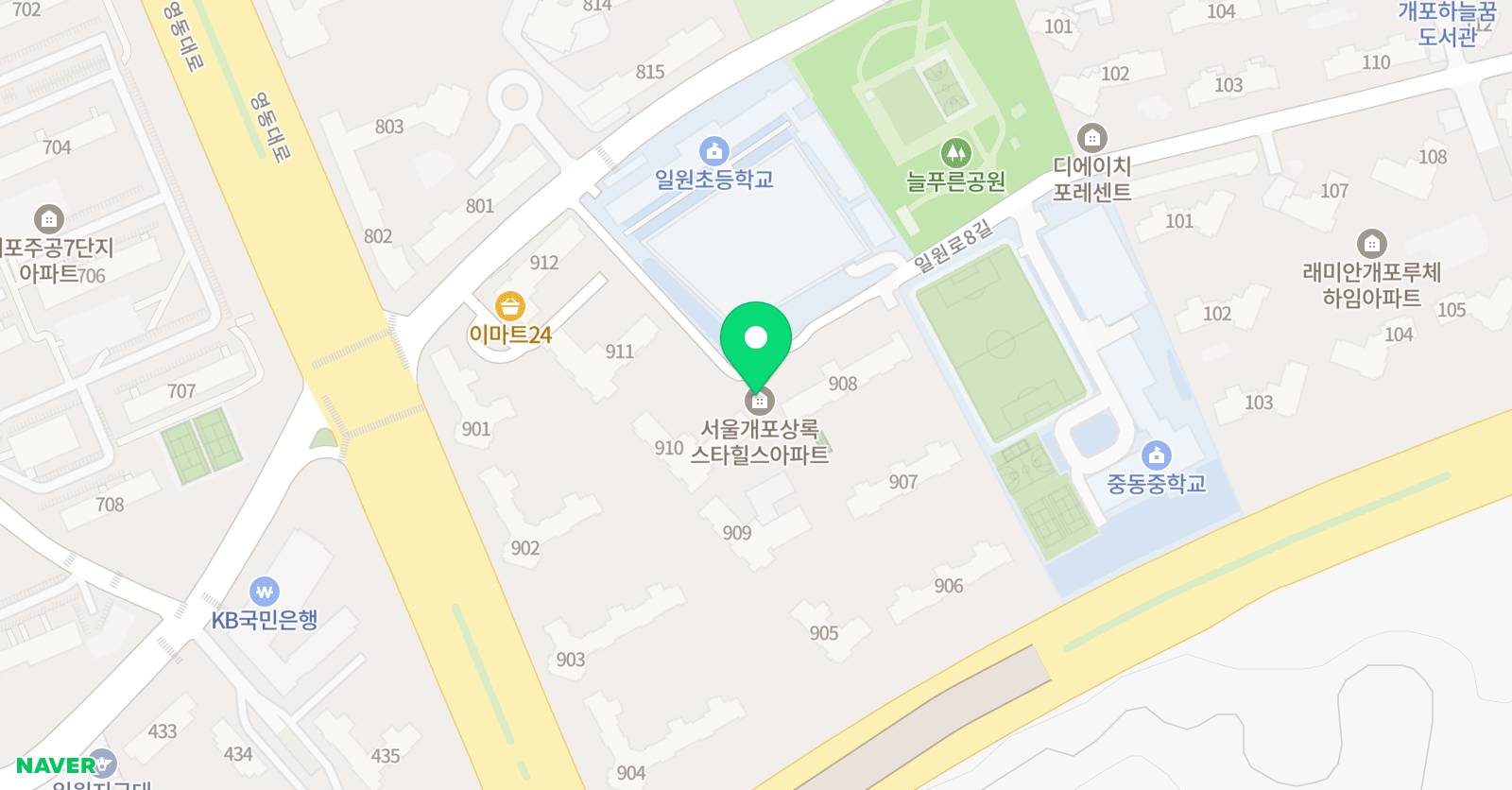 이음 음악학원 위치