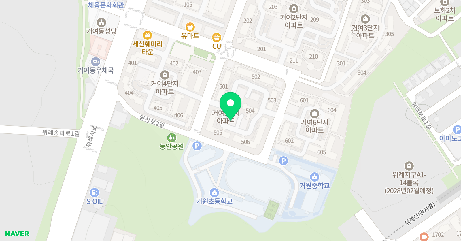 스마트해법 수학 거여아파트2호점 위치