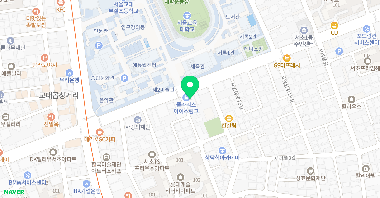 아이콕스 어린이 수영장 위치