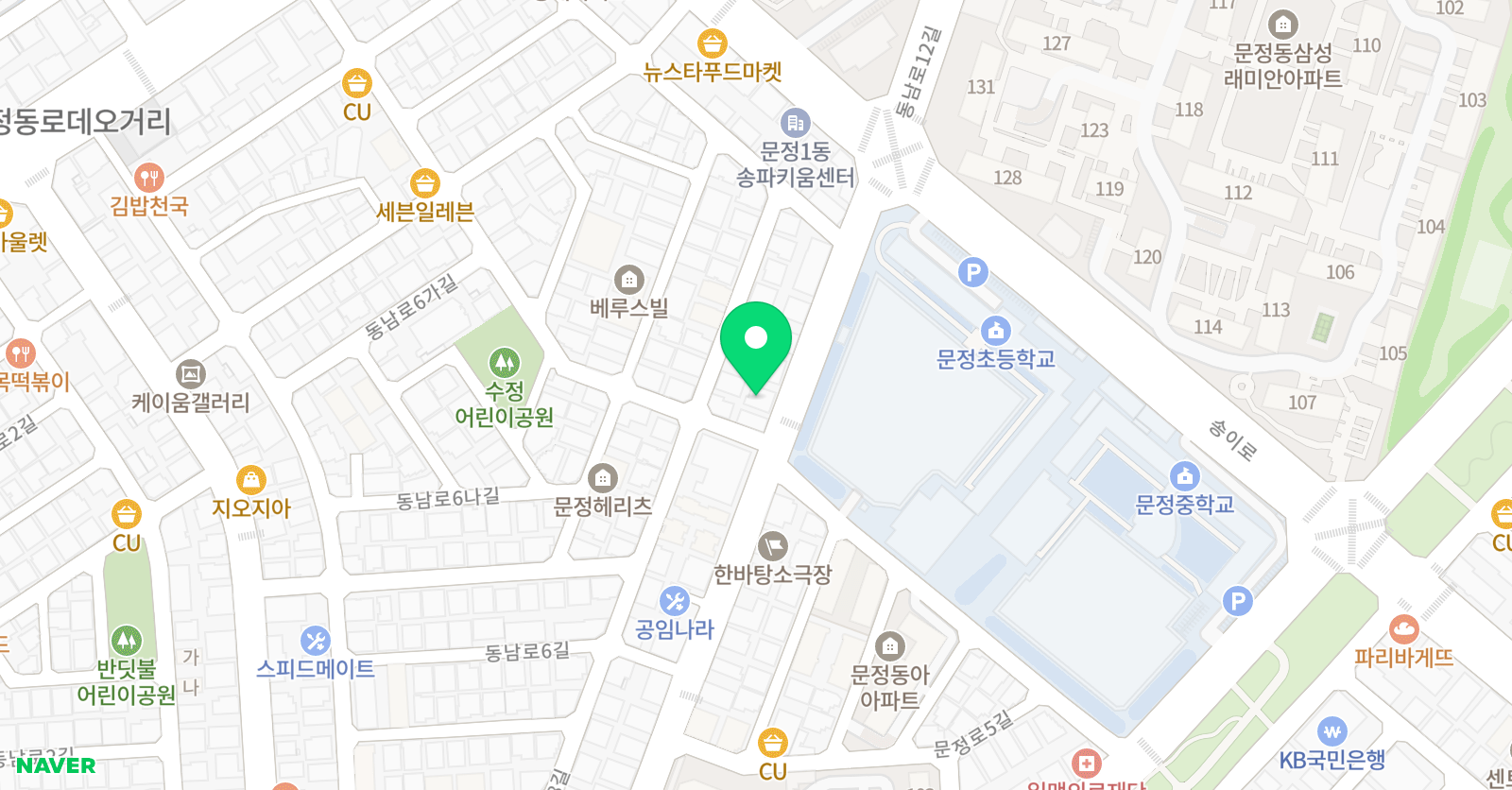 좋은 학원 위치