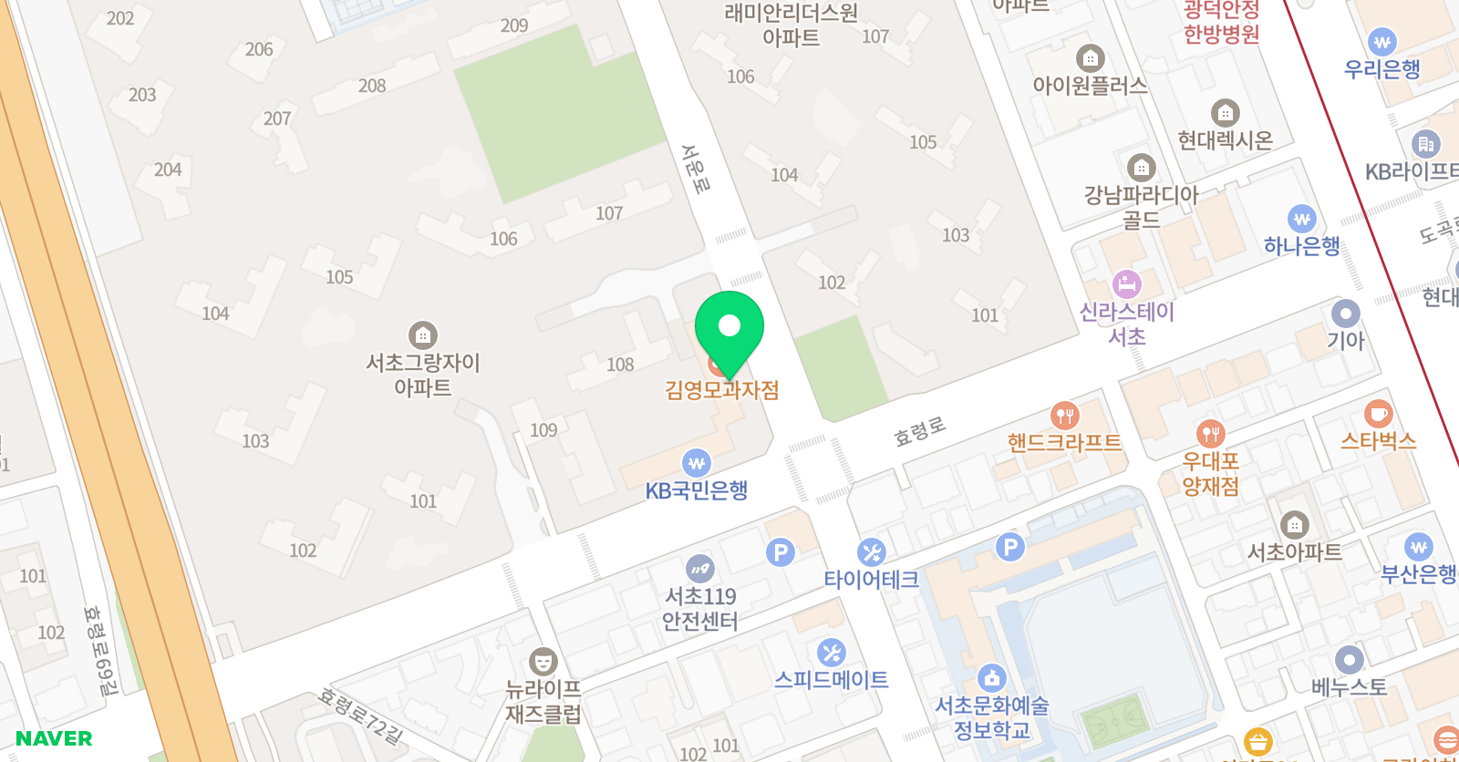 아람 미술교습소 위치