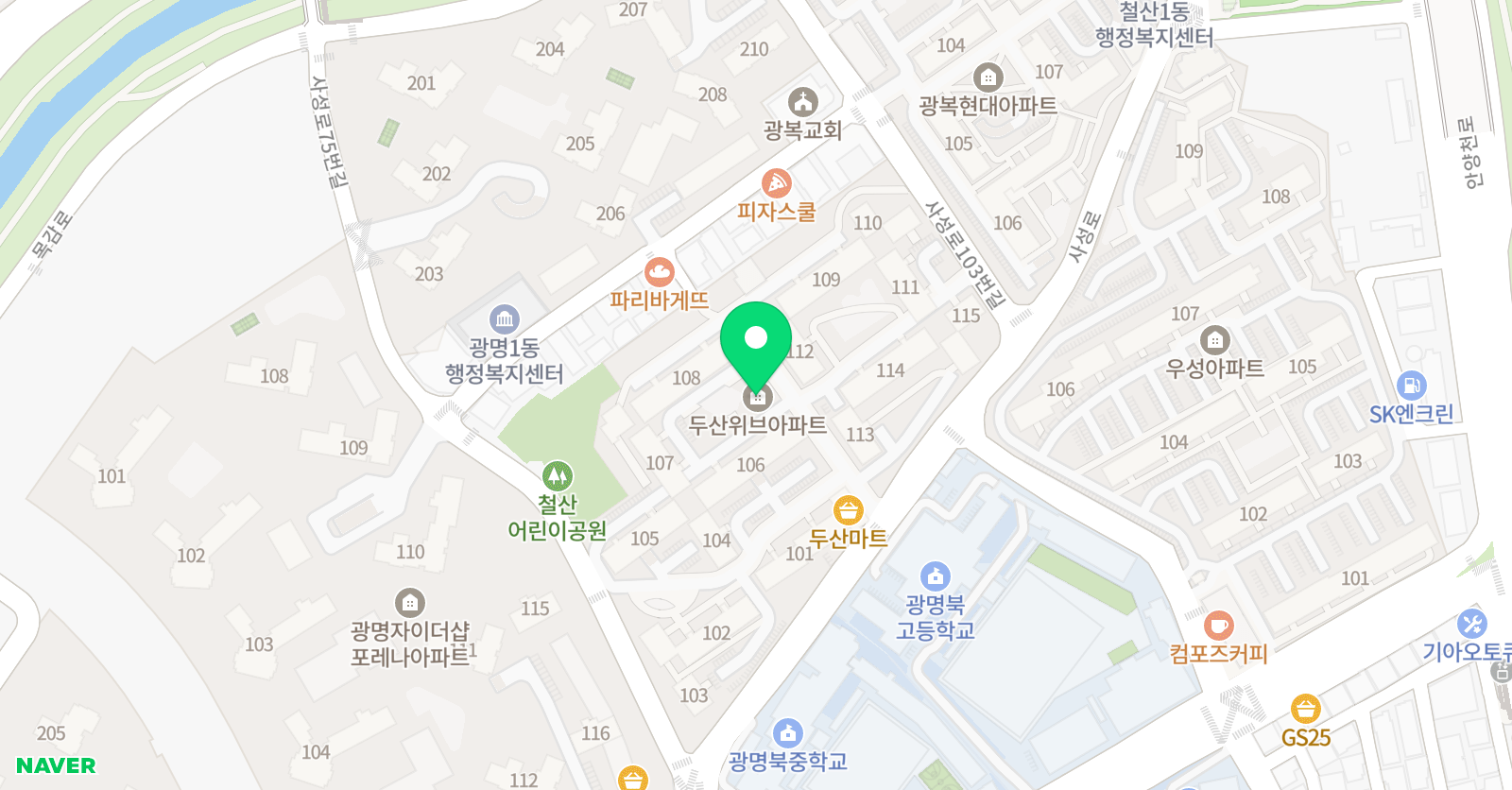 싱크빅 두산공부방 위치