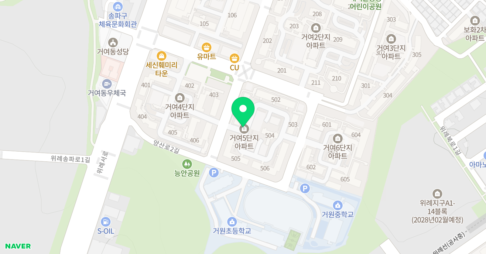 정's 피아노교습소 위치