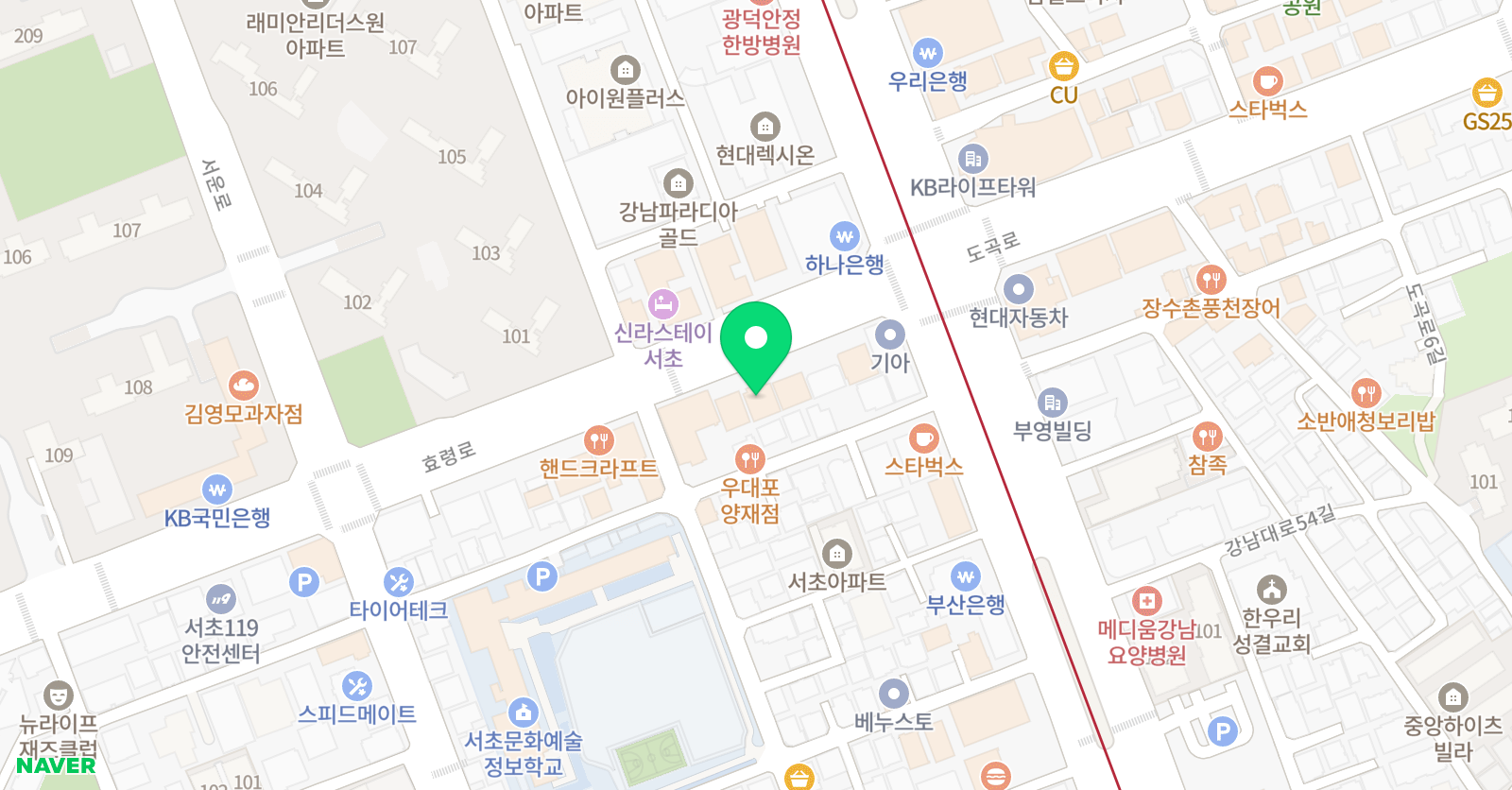 리딩엠 서초사임당교육센터 위치