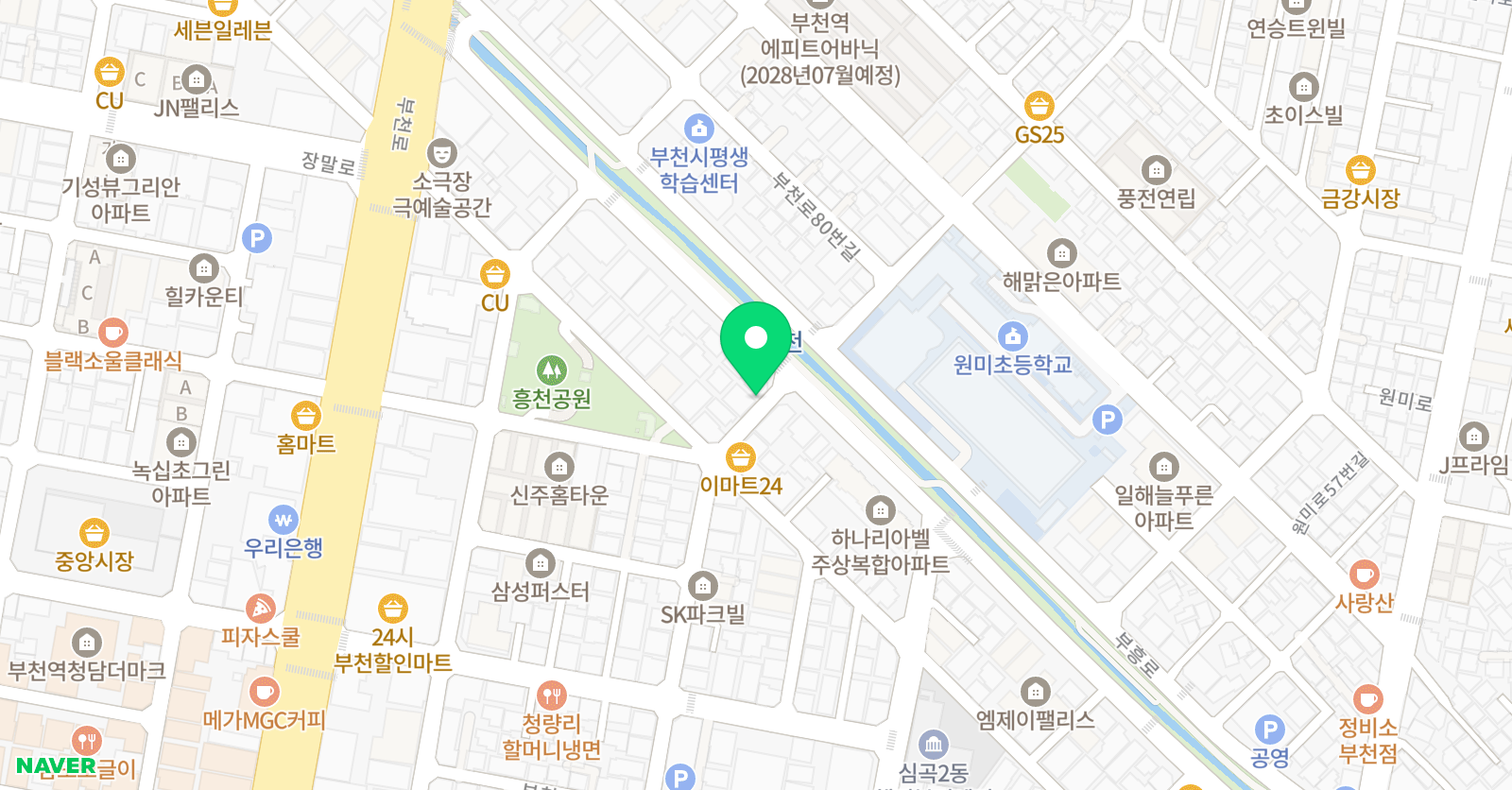 예가람 키즈음악학원 위치