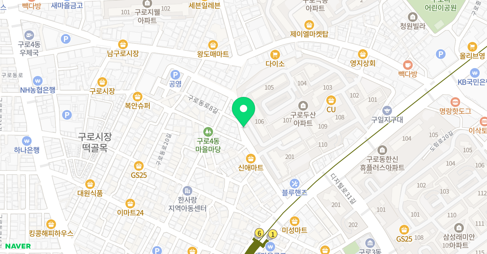 작은화가 미술 위치
