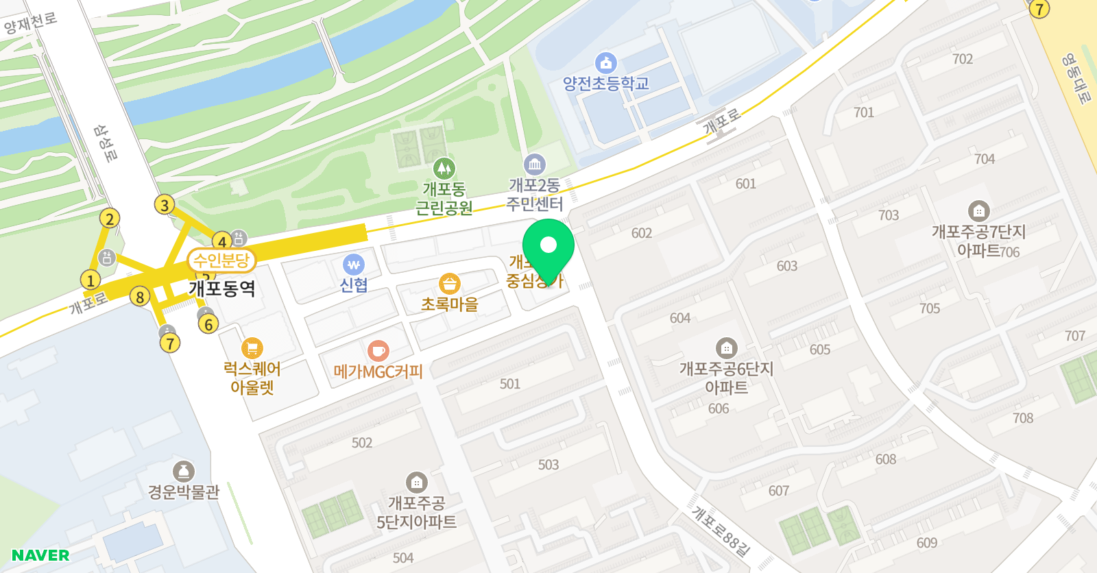 캥거루짐 위치
