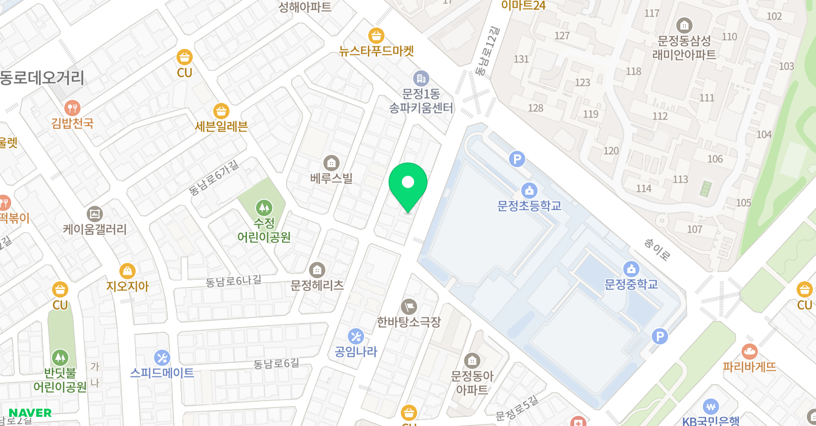 로뎀 수학학원 위치