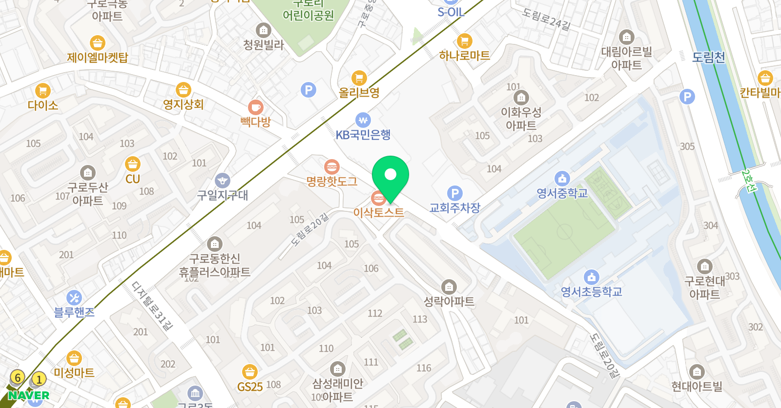은정 미술음악학원 위치