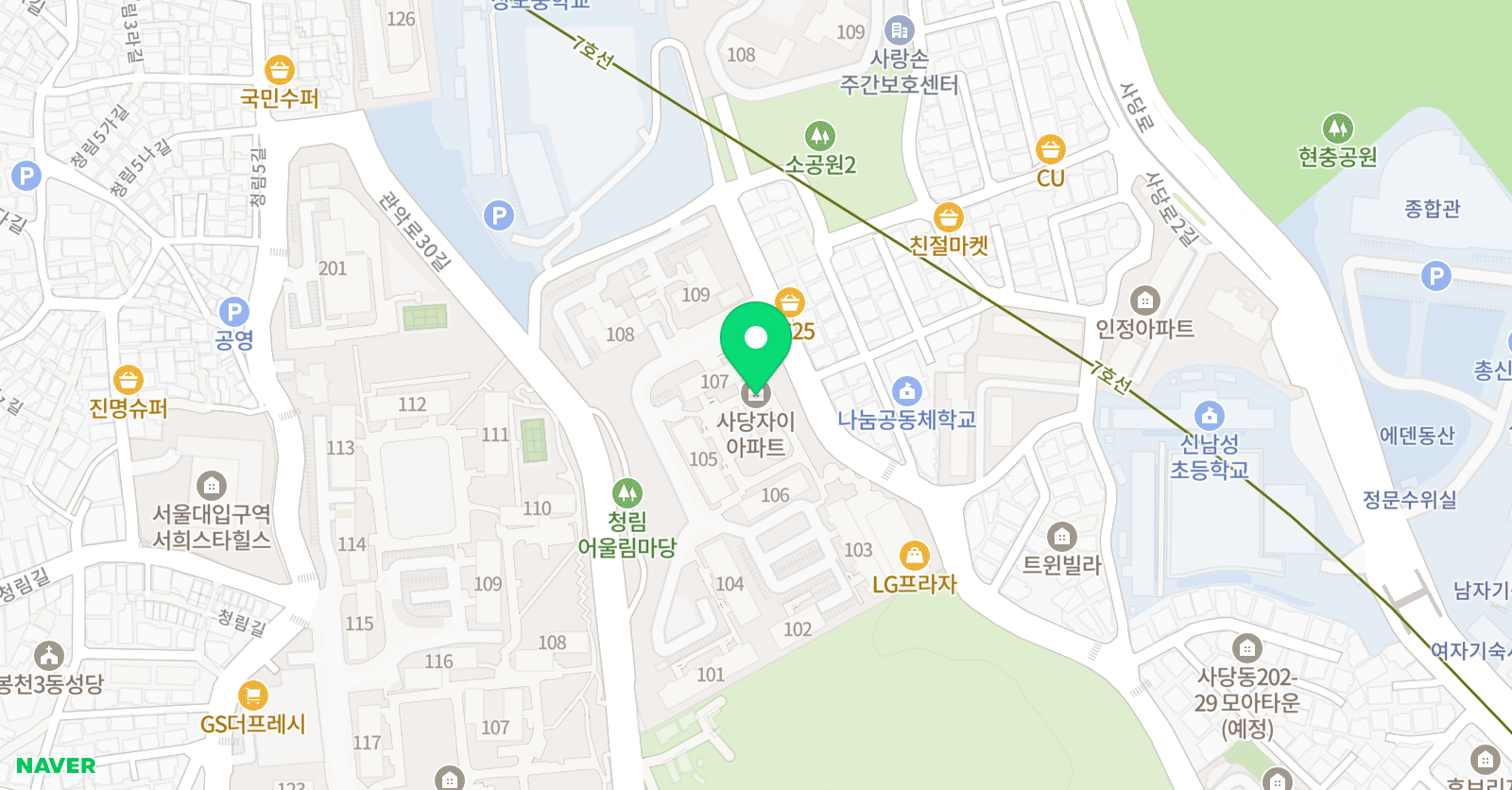 플레이팩토 사당자이 수학교습소 위치