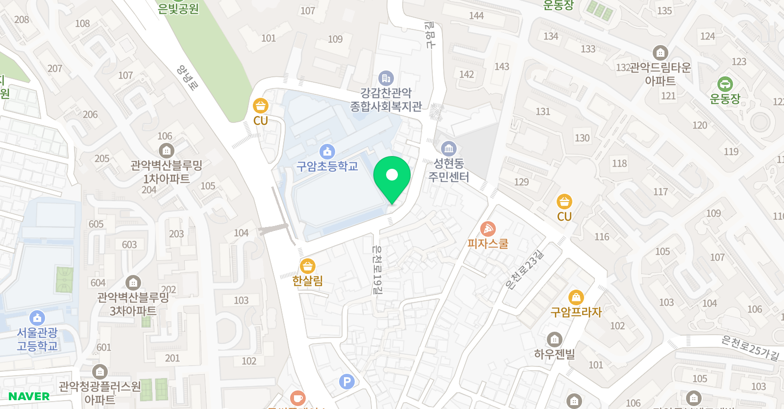예민 피아노음악학원 위치