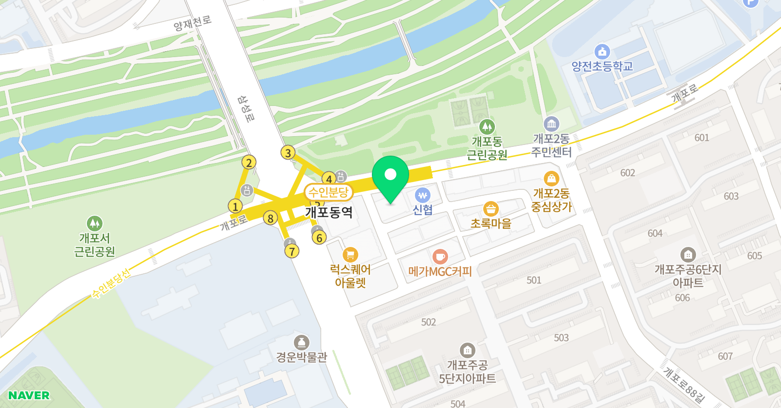 리클래시 발레스튜디오 위치