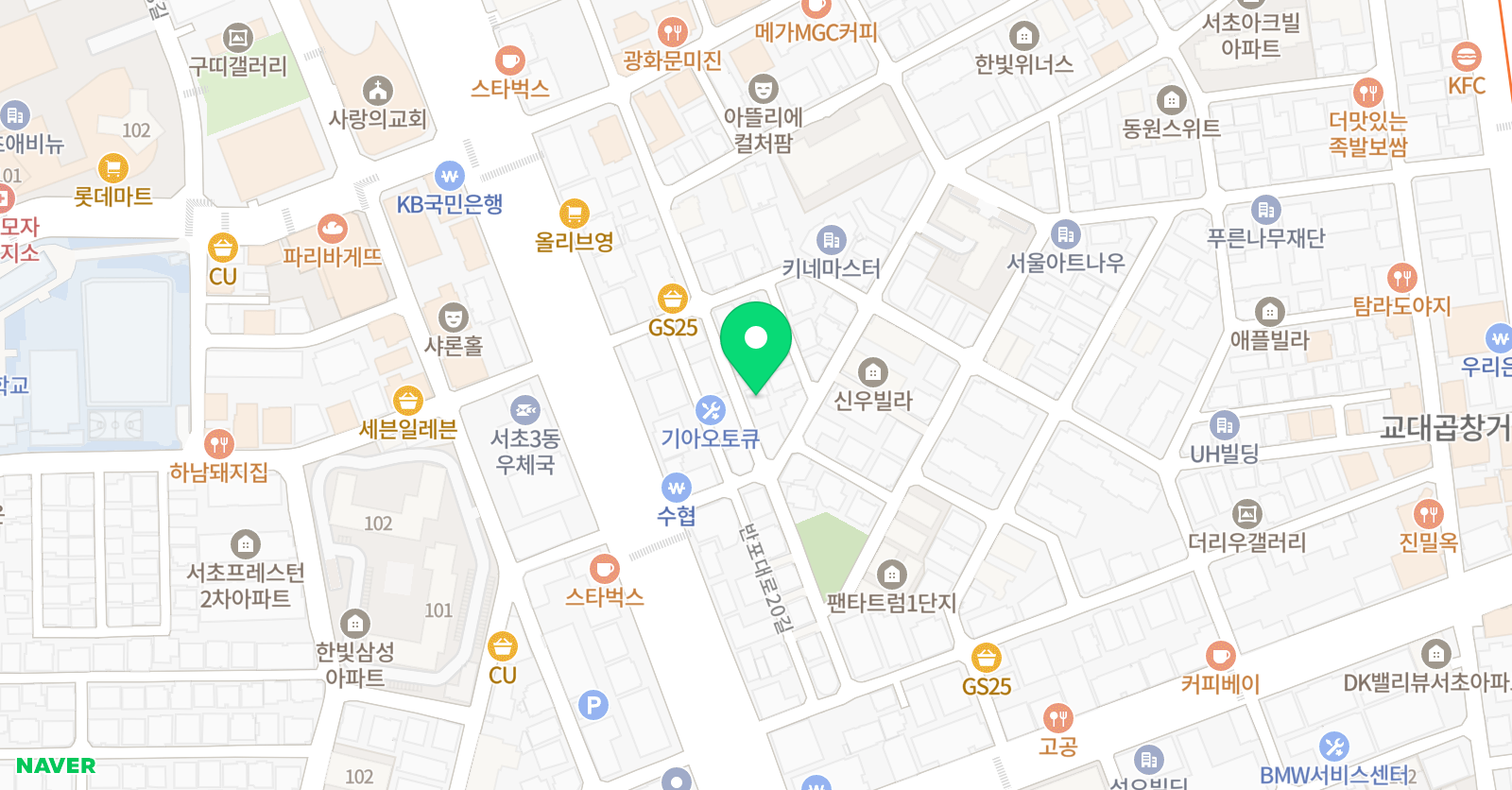 이스피릿 어학원 서초본원 위치