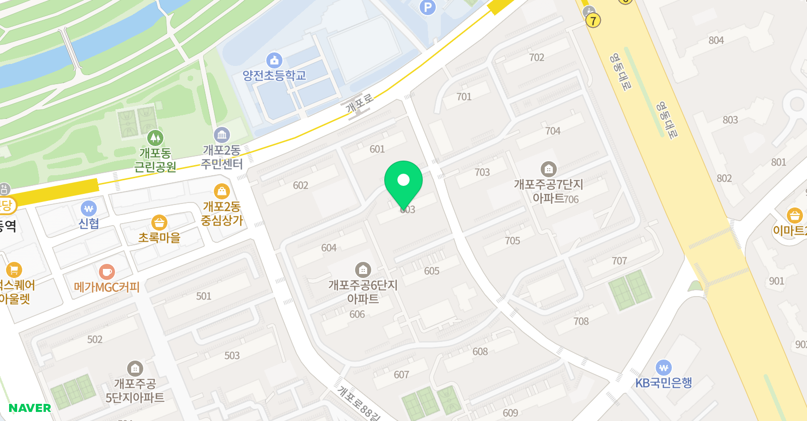 토브에듀케어 학원 위치