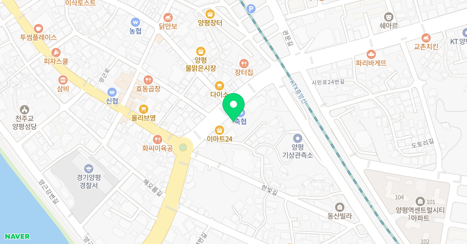 그린섬 미술학원 위치
