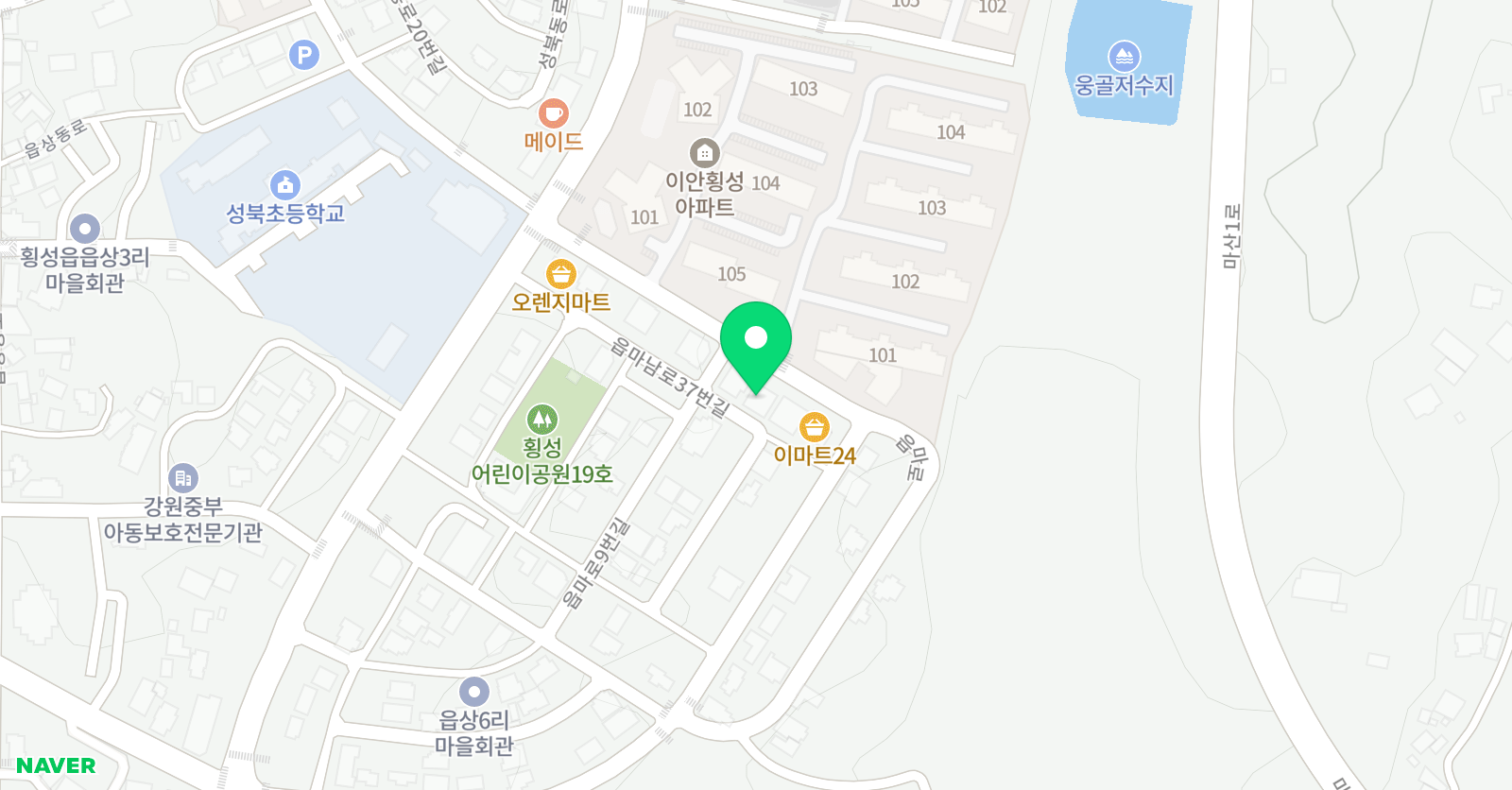 티엠주짓수 횡성점 위치