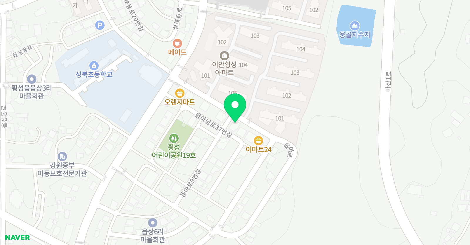 한지영 영어전문학원 위치