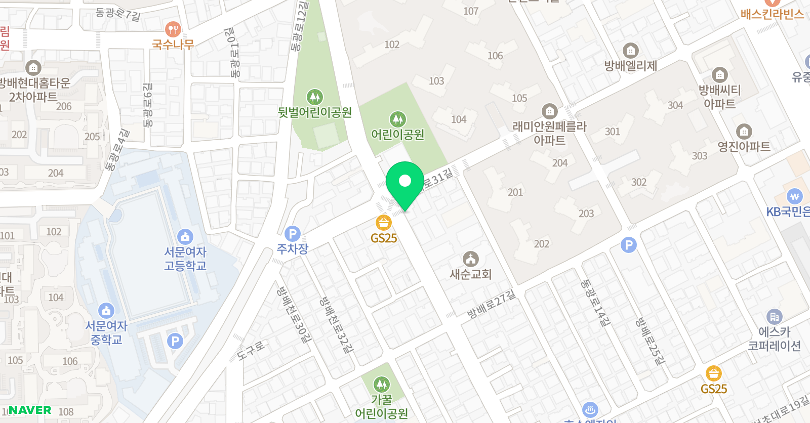 아크댄스스튜디오 위치