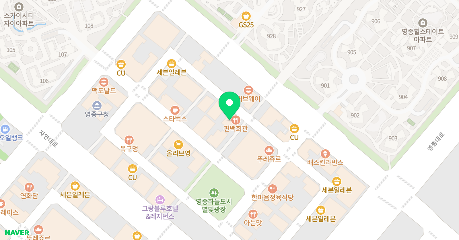 하선생 수학영어학원 위치