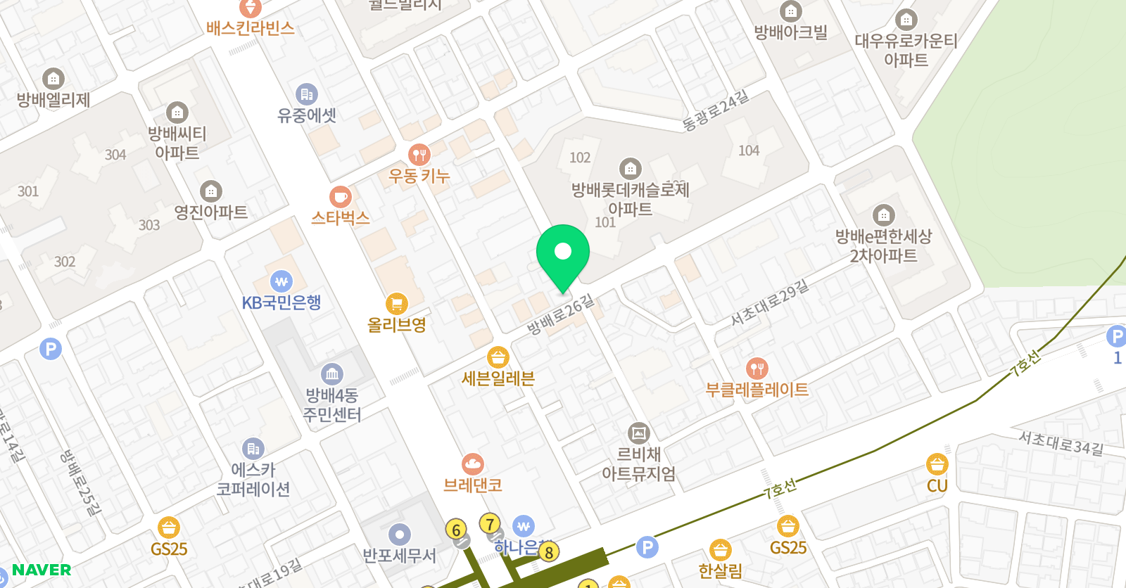 뮤직그리다 음악학원 위치