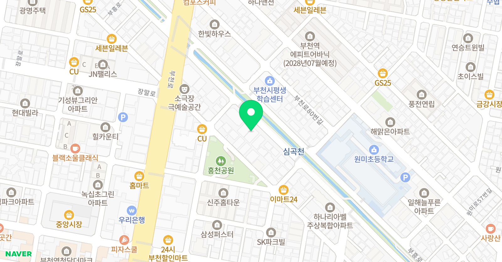 제이 나무용학원 위치