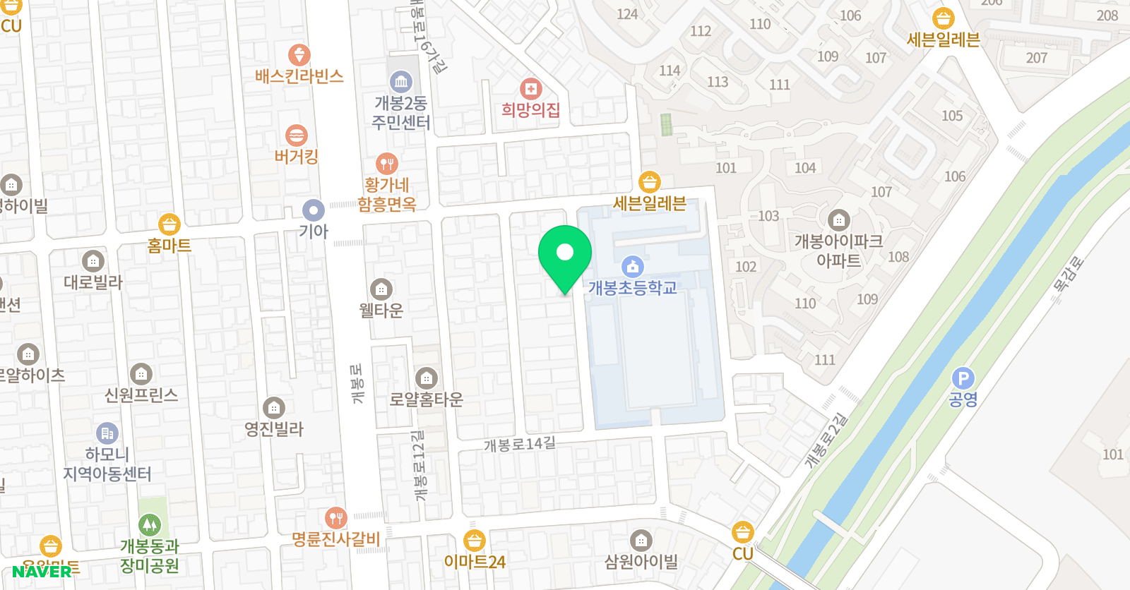 쌤과통하는 수학 위치