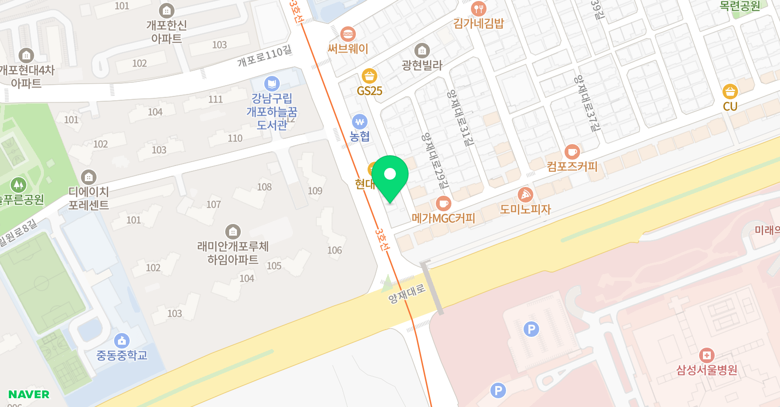 GV 파워점핑줄넘기 위치