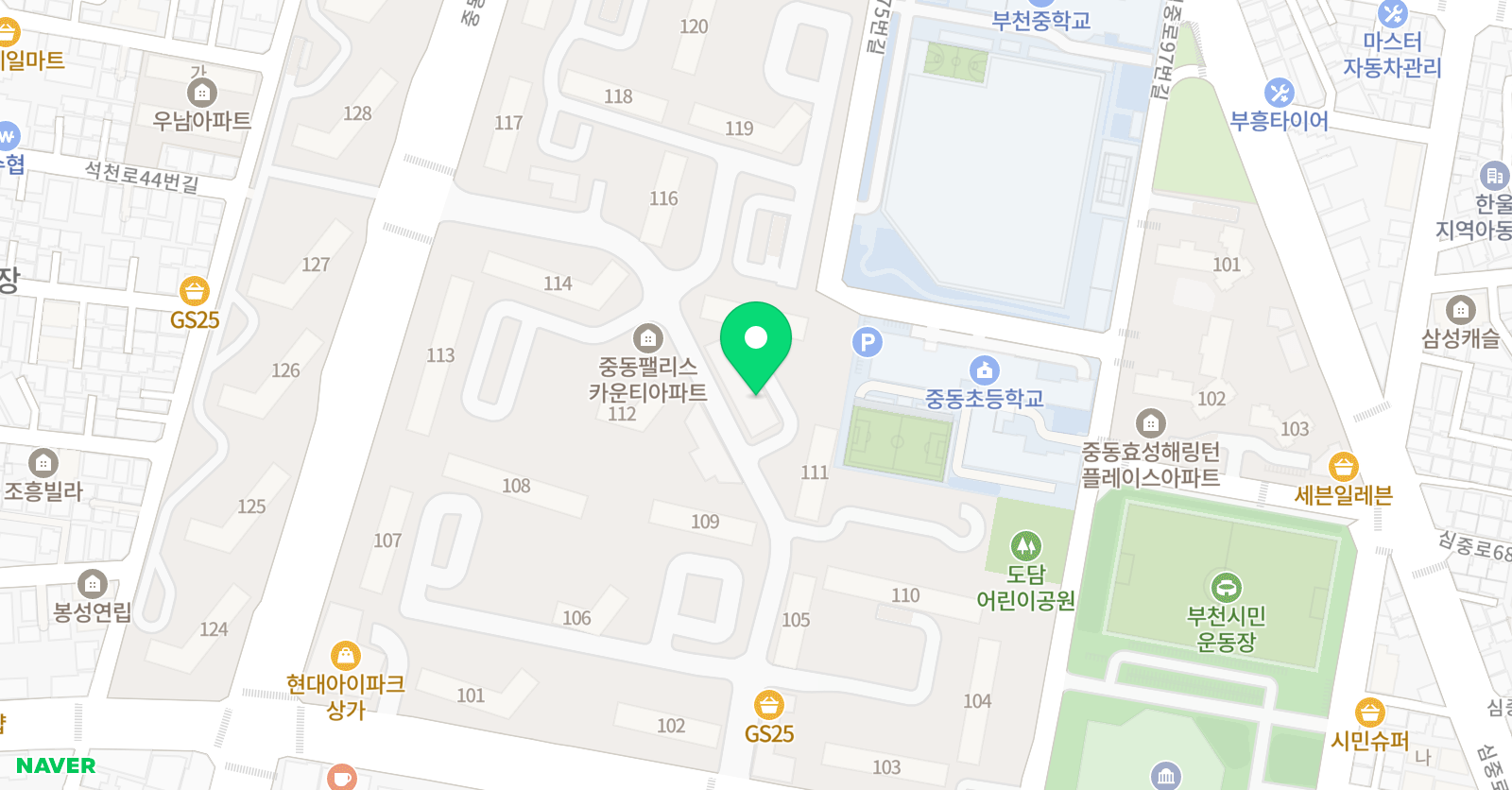 3030영어 중동3러닝센터 위치