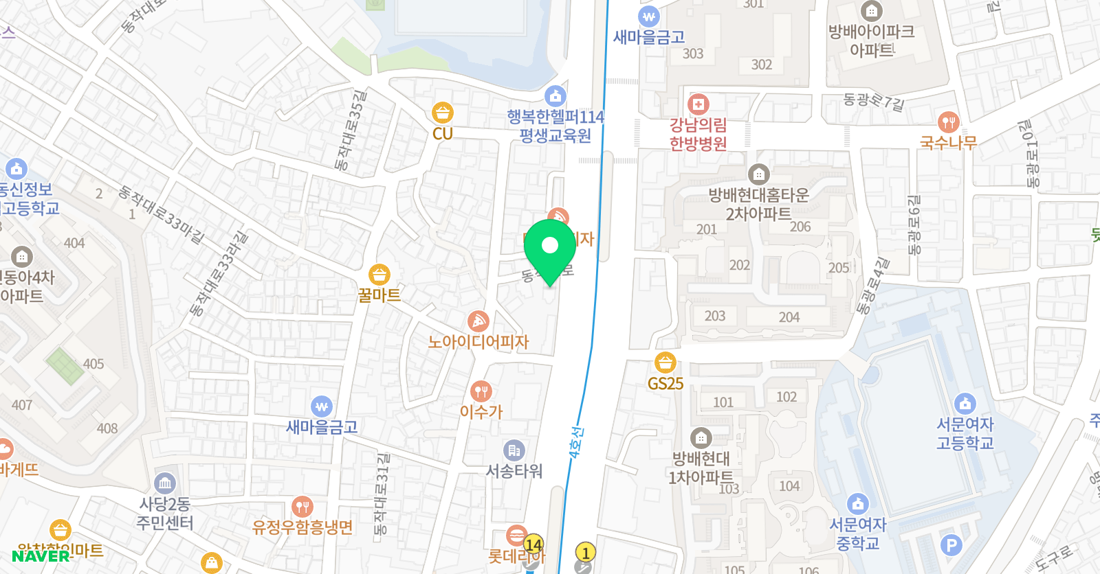 김정은 수학&노나다 위치