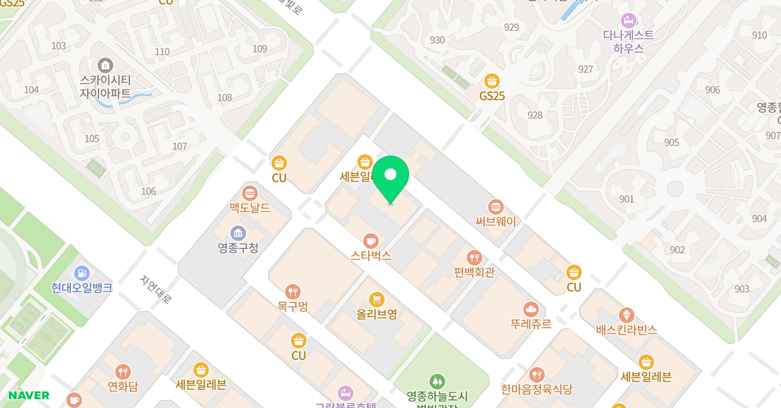 세움 영어훈련소 학원 위치