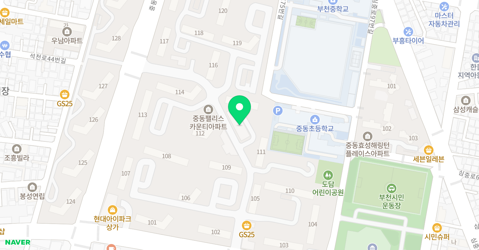 썬샘 수학 영어 위치
