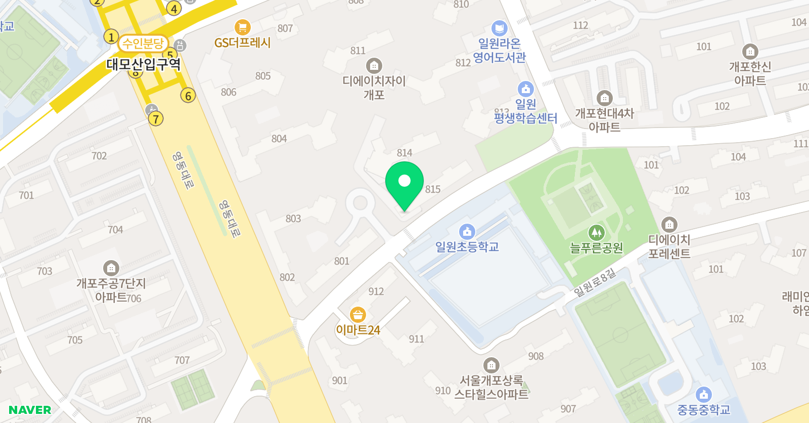 넥스트레벨 영어교습소 위치