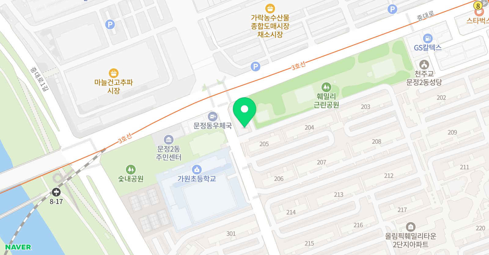 3030영어 문정올림픽 러닝센터 위치