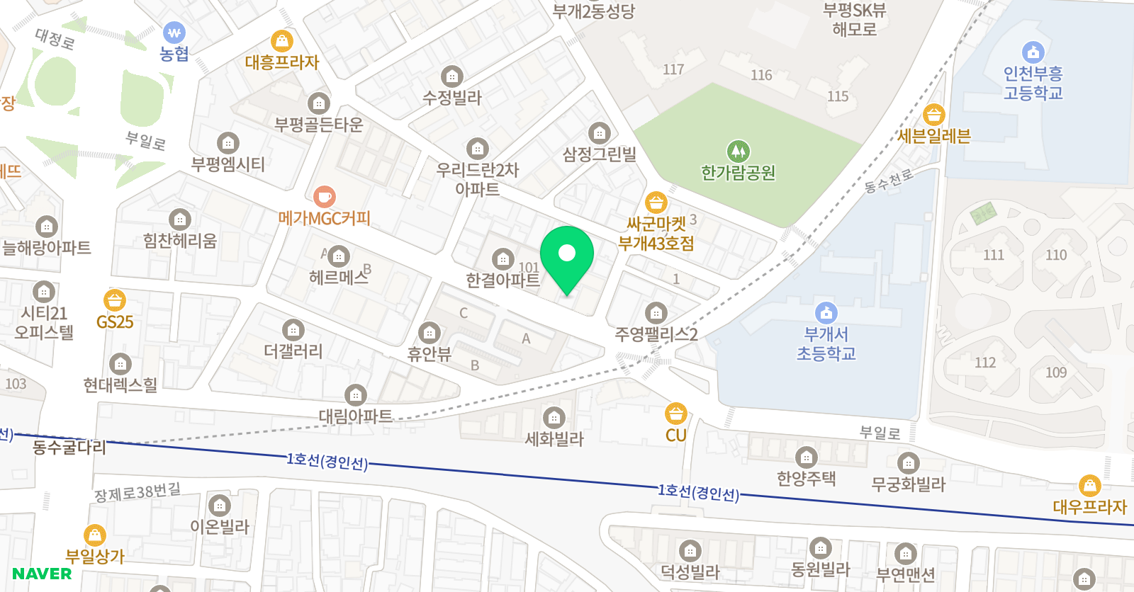박주상 음악전문학원 위치
