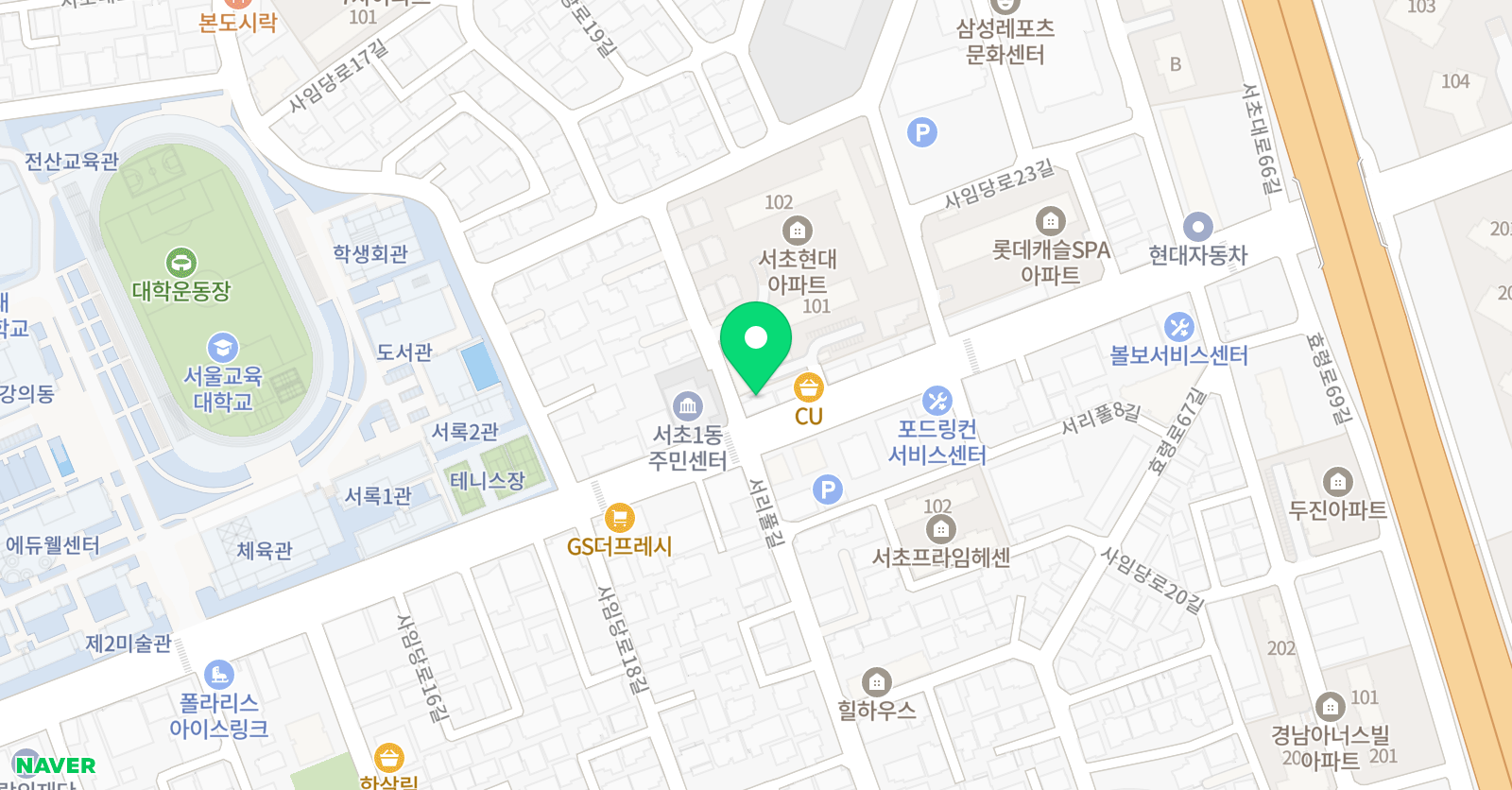 예일 보습학원 위치