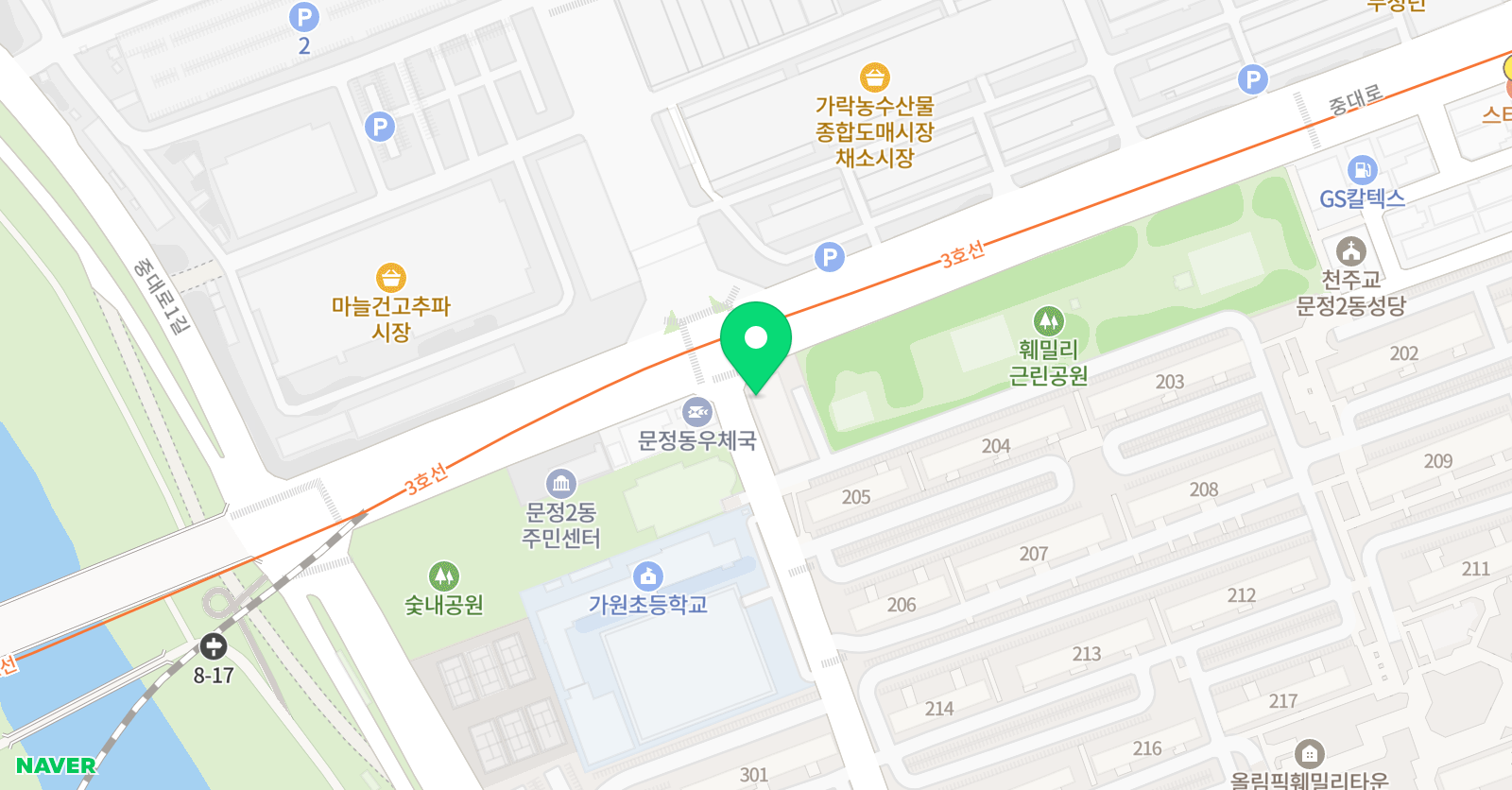 EiE고려대학교 영어교육 프로그램 송파문정캠퍼스 위치