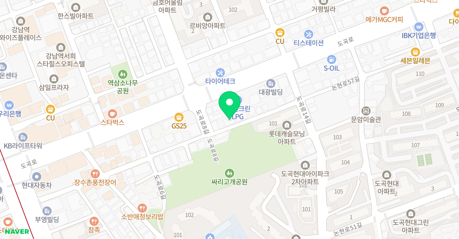 강남 댄스학원 위치