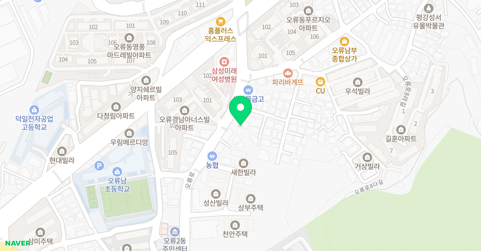 이엔지파워 학원 위치