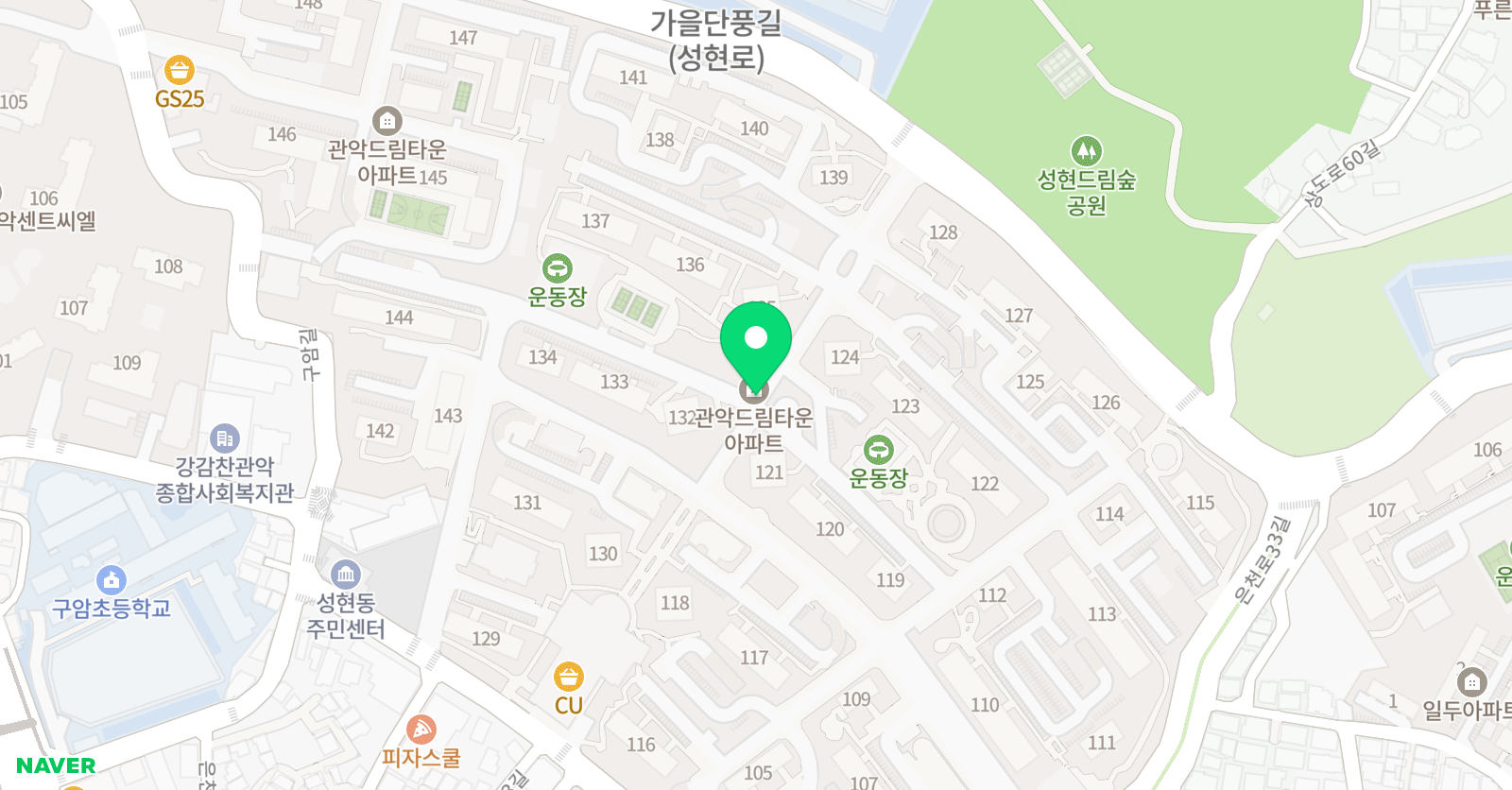 플래뮤 미술학원 관악교육원 위치