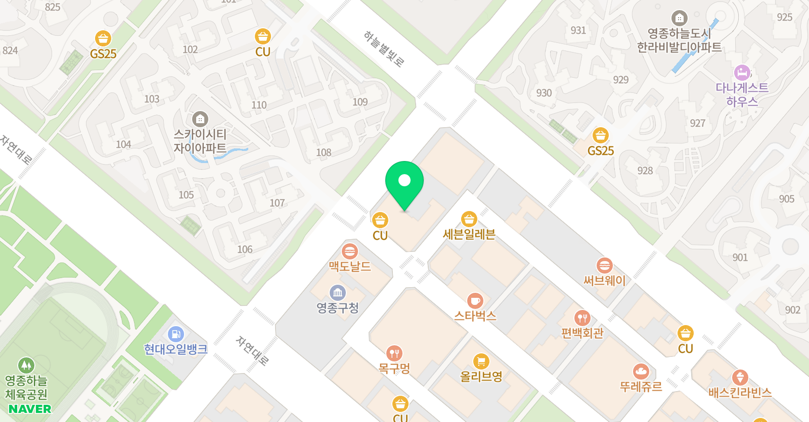 정다운이화 음악학원 위치