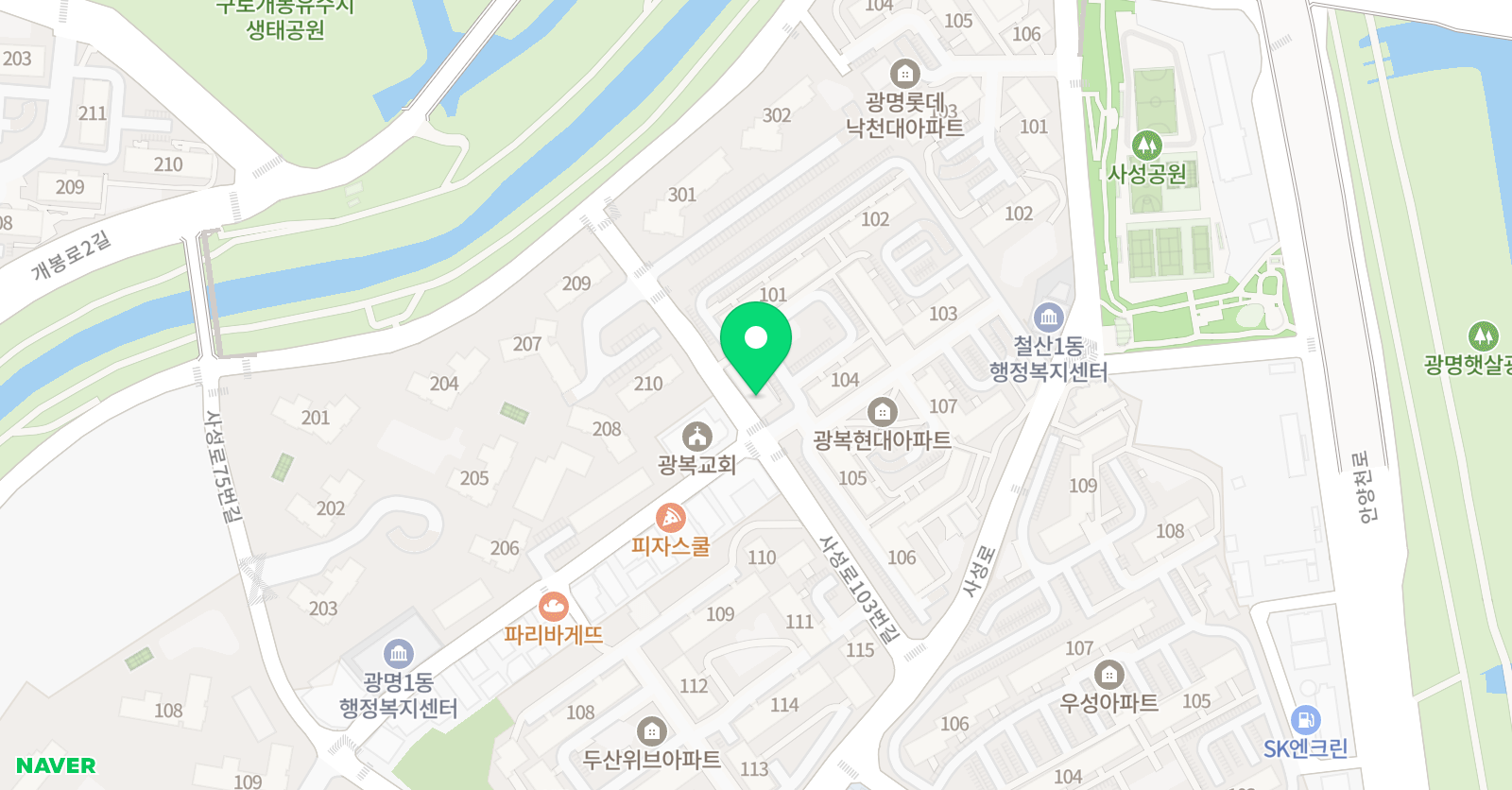 청담 영수학원 위치