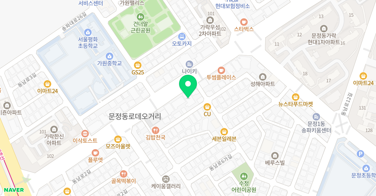 제이제이 펜싱 아카데미 JJFA 위치