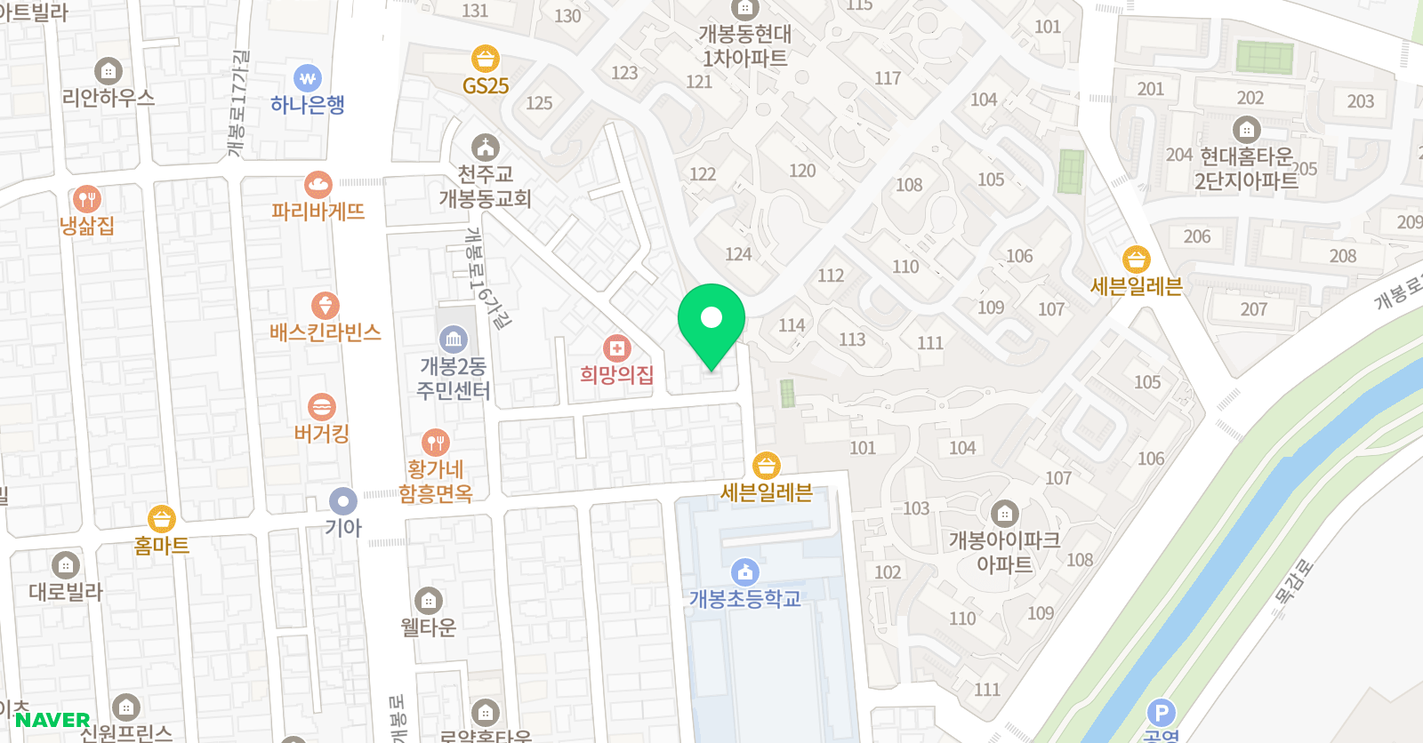 엠프렌즈 미술학원 위치