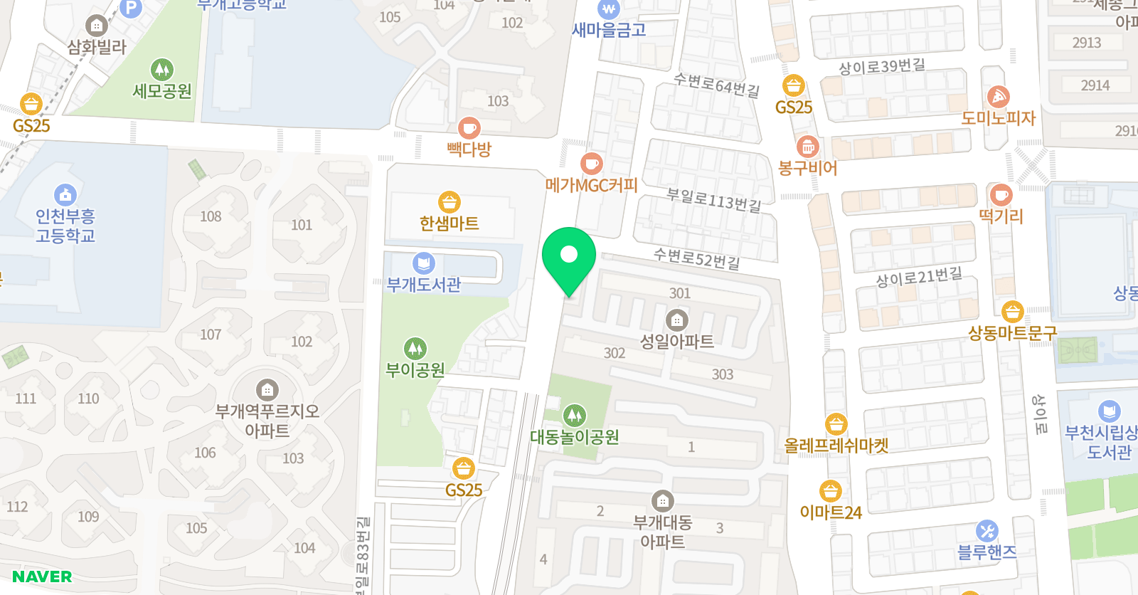 예랑 피아노학원 위치