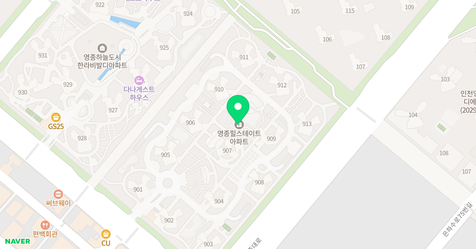 일등 수학 하늘도시점 위치