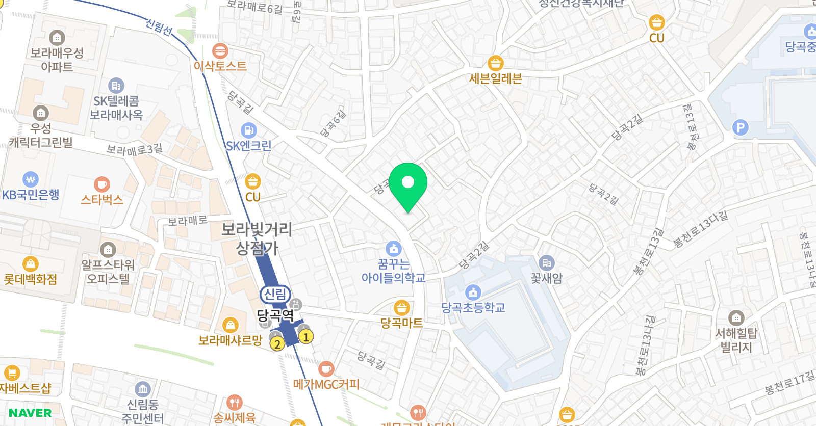 마중물1관 수학과학학원 위치
