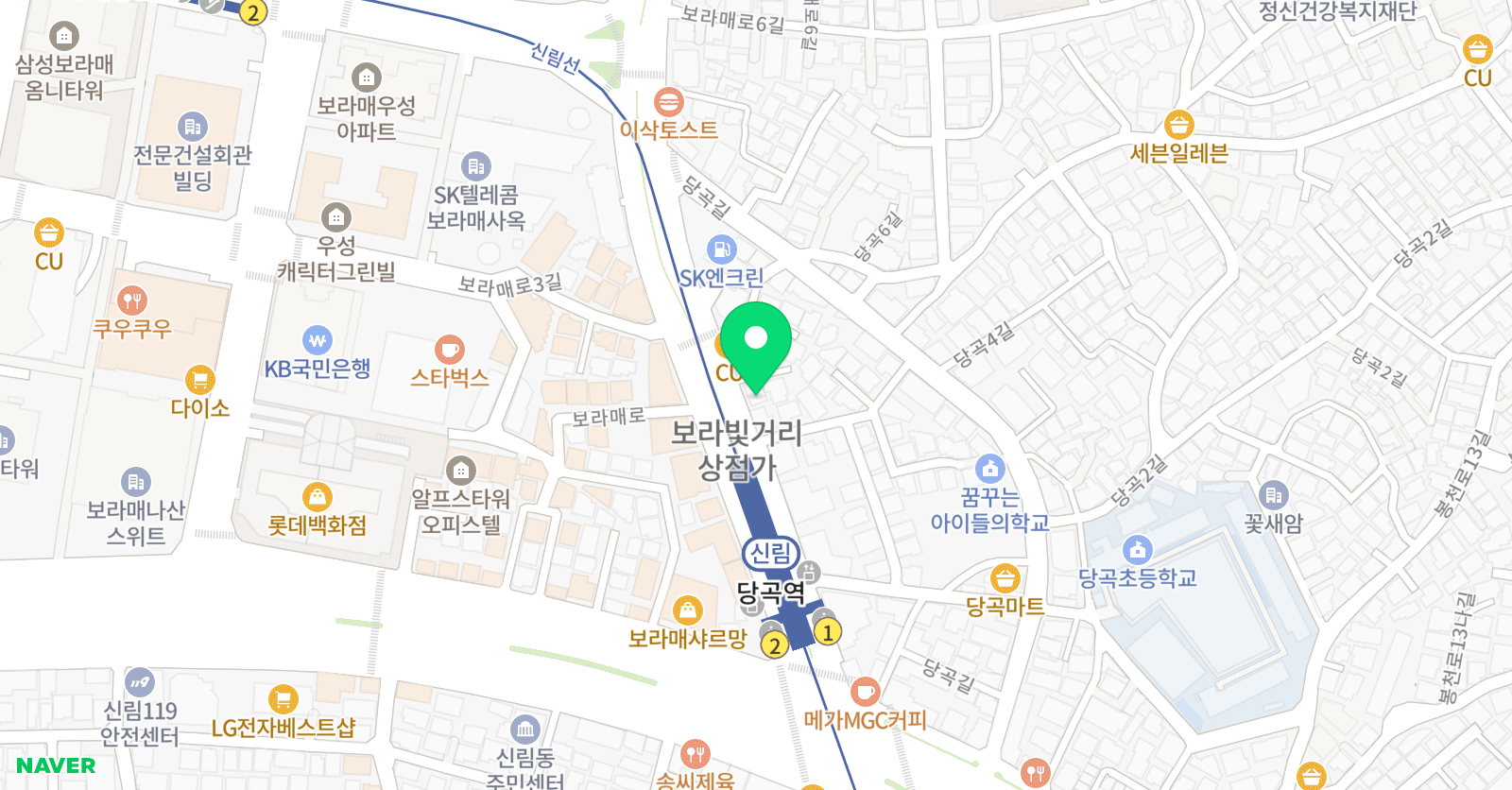 메가트리 수학전문 위치