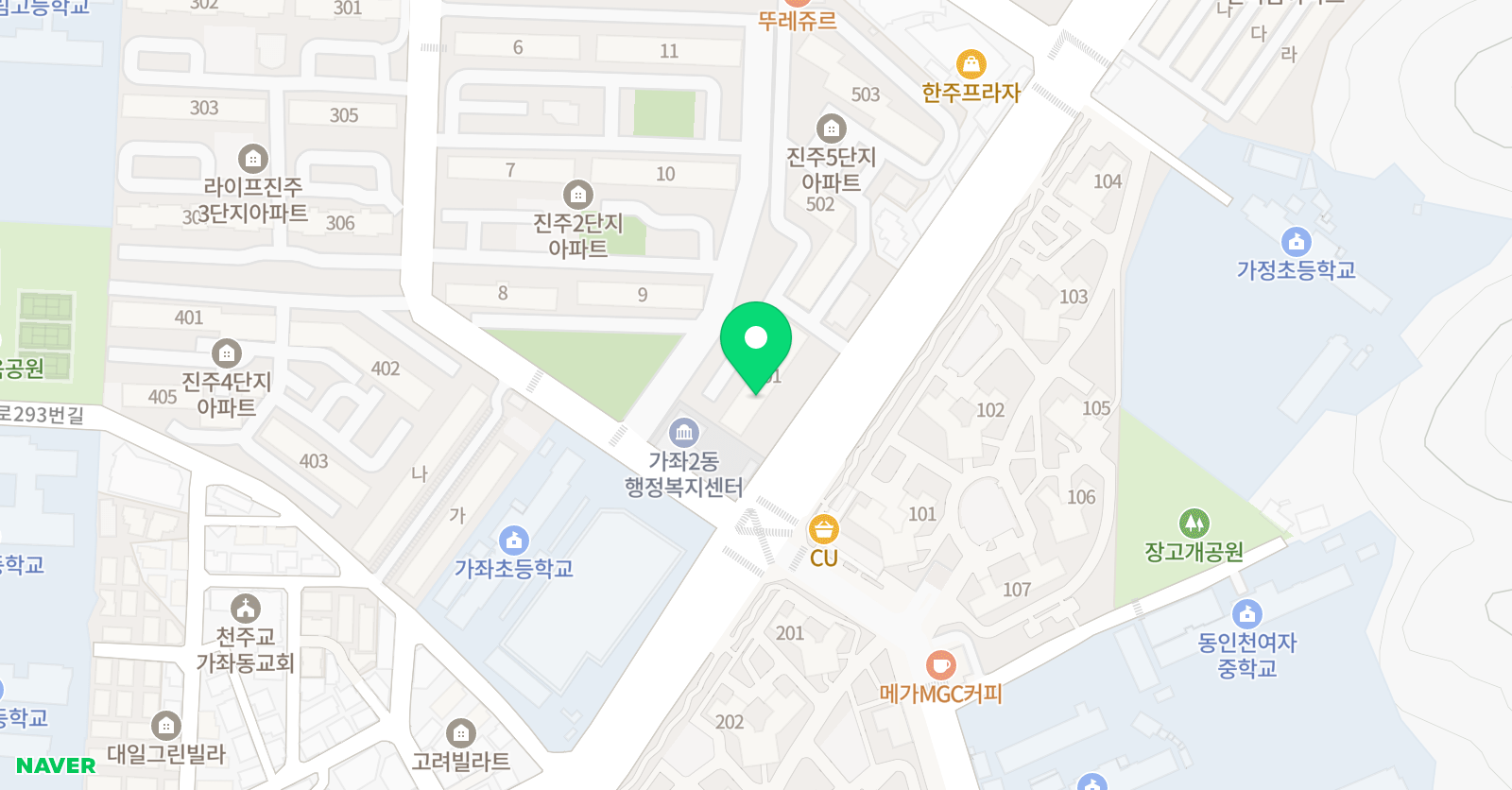 동국 영어학원 위치