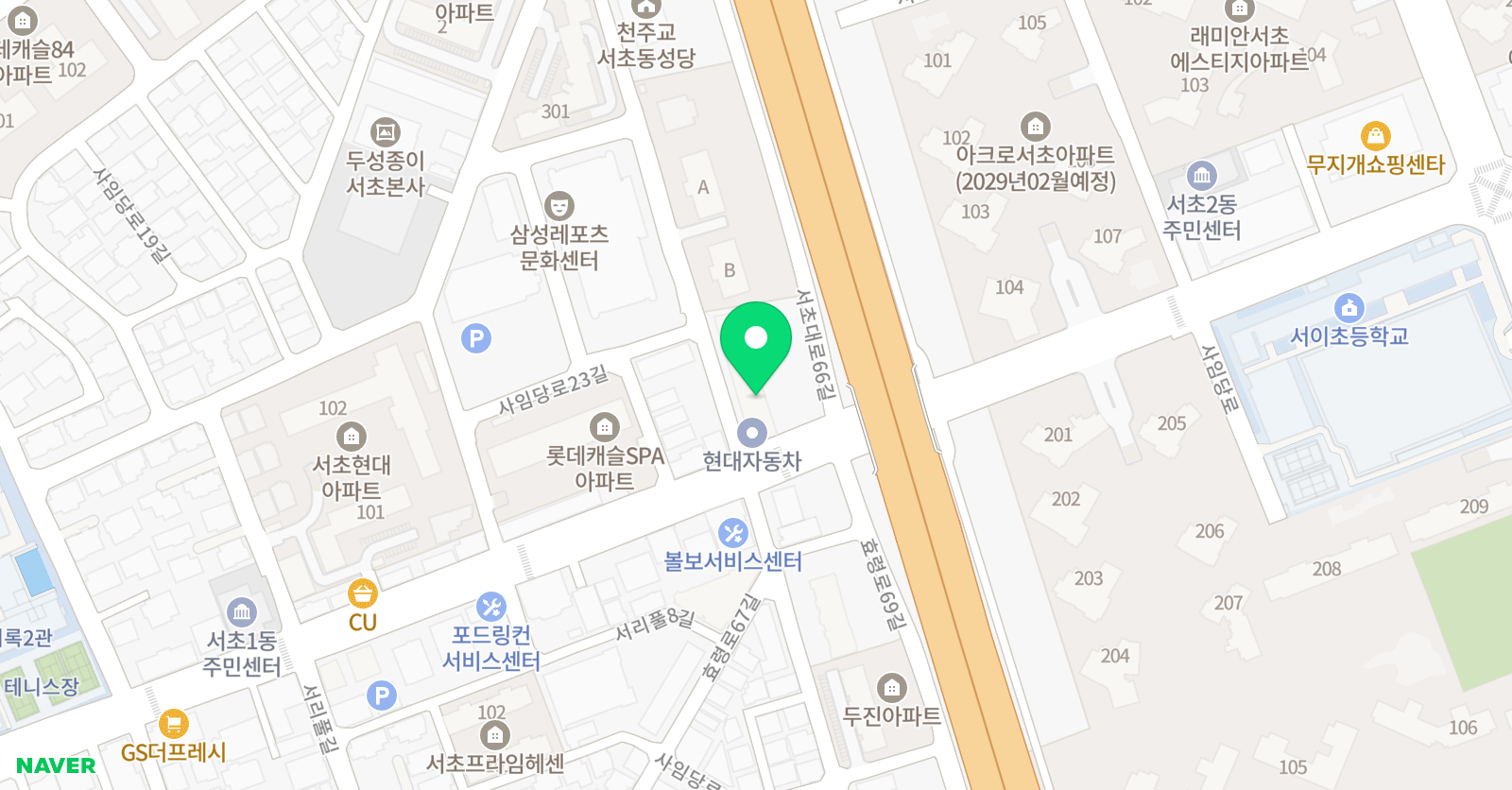 엘리트 태권도 위치