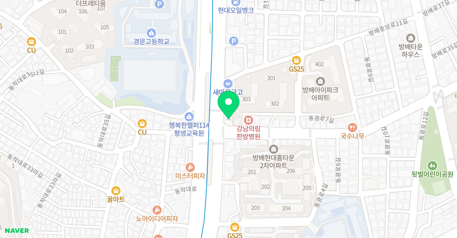 남선생 과학 위치